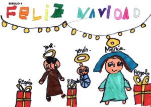 Dibujo 4 7anos 300x212 - Felicitaciones participantes del concurso de Christmas de Navidad