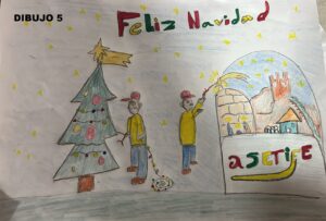 Dibujo 5 8anos 300x203 - Felicitaciones participantes del concurso de Christmas de Navidad