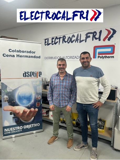 ELECTROCALFRI - ELECTROCALFRI patrocinador cena de Hermandad ASETIFE