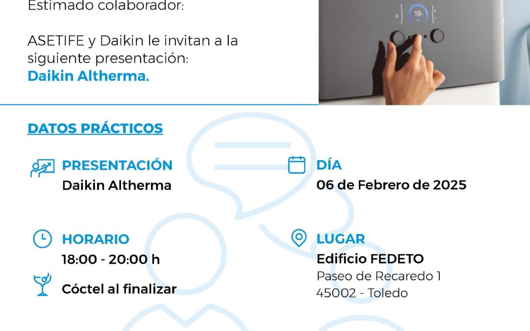 Jornada presentación DAIKIN ALTHERMA